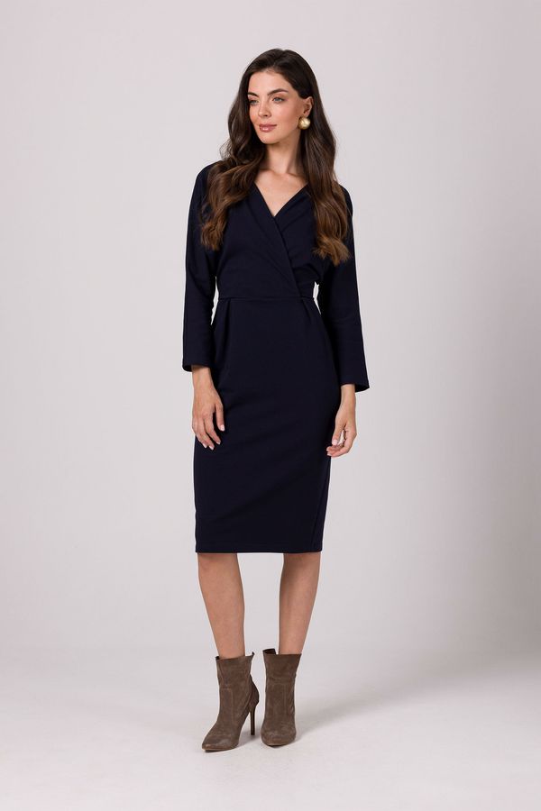 BeWear BeWear Woman's Dress B271 Navy Blue