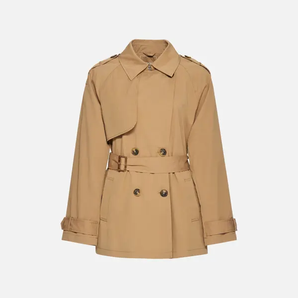 GEOX Бежов дамски тренчкот Geox Lampedusa