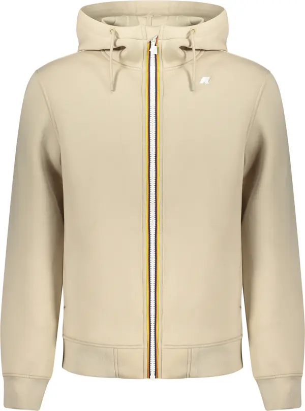 K-Way Бежов мъжки суичър с качулка