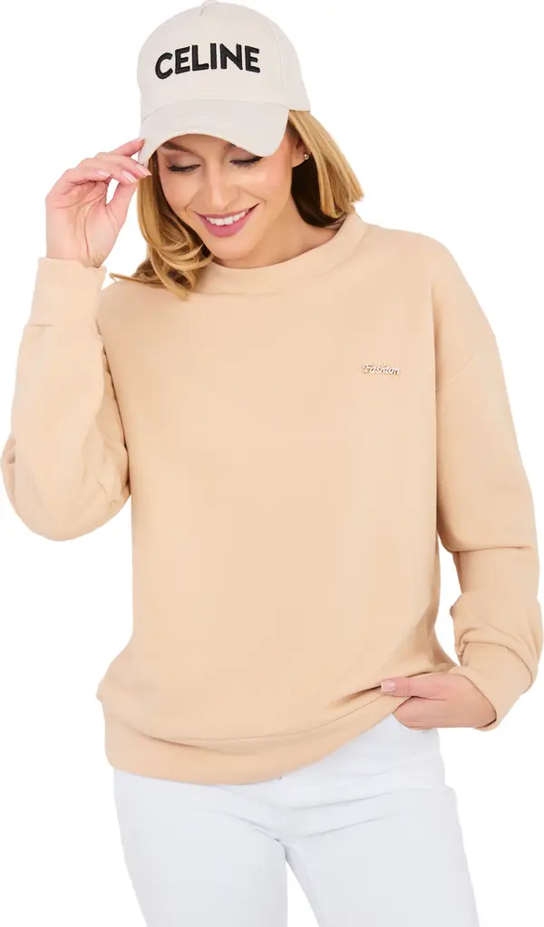 LAKERTA Бежов суичър с качулка