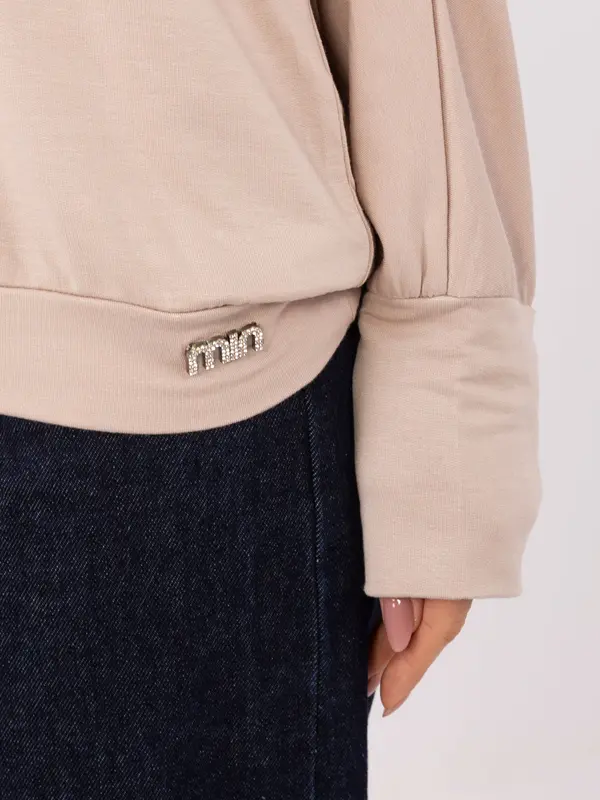 RELEVANCE Бежова блуза с дълъг ръкав