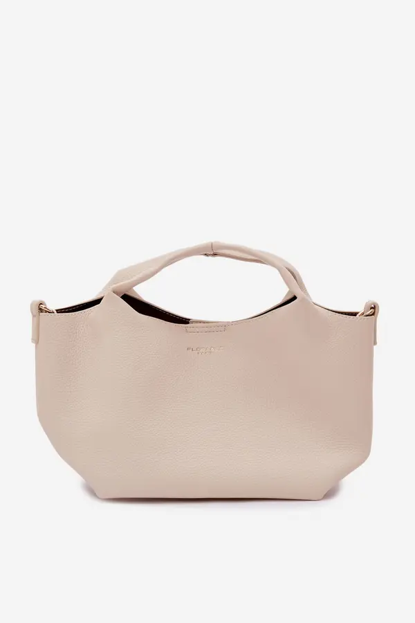 FLORA & CO Бежова чанта Corisse от изкуствена кожа Flora&amp;Co