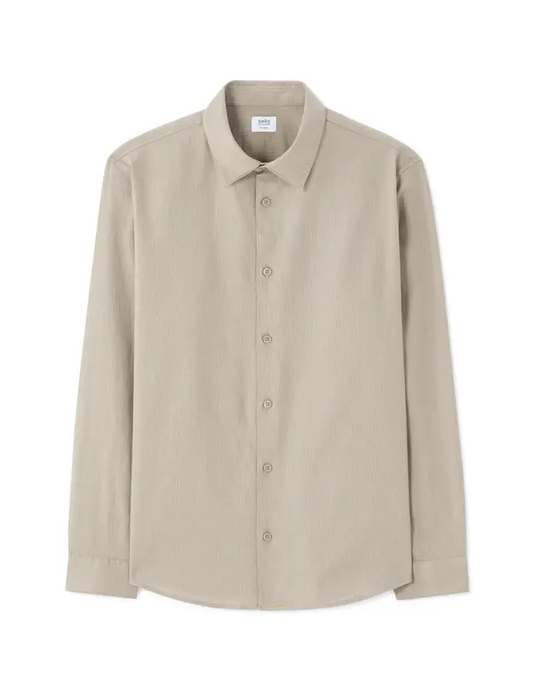 Celio Бежова мъжка риза Celio