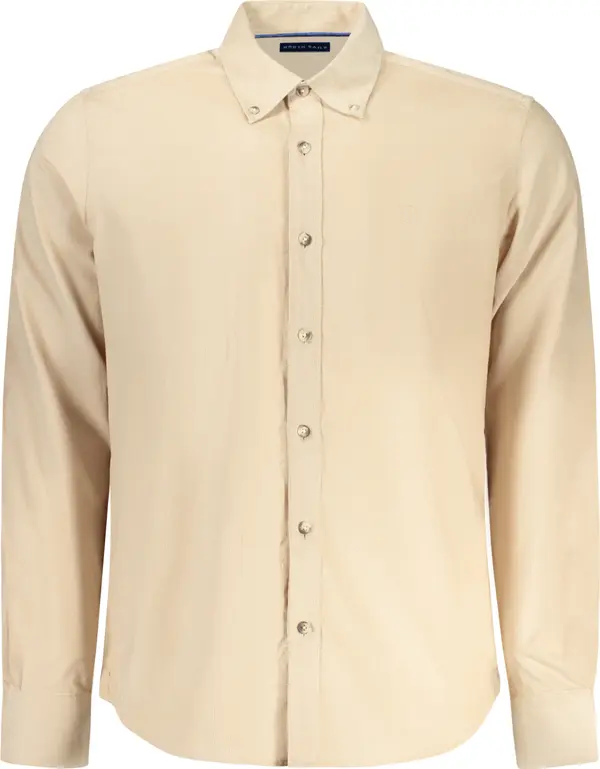 North Sails Бежова мъжка риза