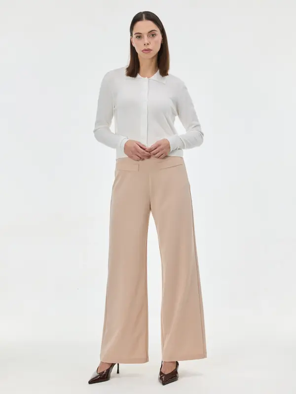 Orsay Бежови дамски прави панталони ORSAY