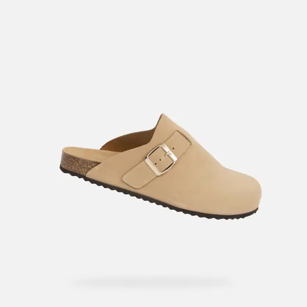 GEOX Бежови дамски сандали Geox Brionia