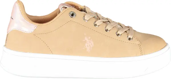 U.S. POLO BEST PRICE Бежови дамски спортни маратонки US Polo