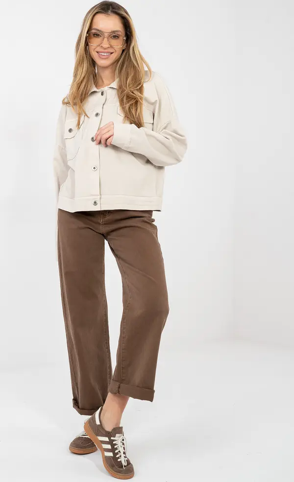 RUE PARIS Бежово дънково яке