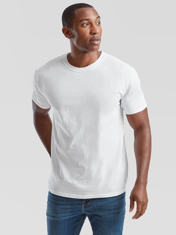 Fruit of the Loom Biała koszulka męska Valueweight Плод на тъкачния стан
