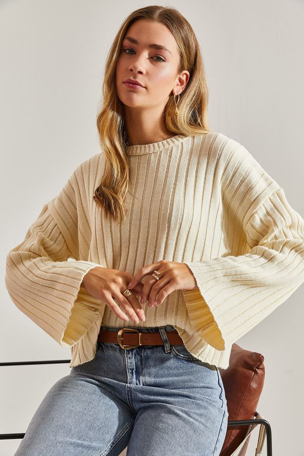 Bianco Lucci Bianco Lucci дамски шарени трикотаж пуловер