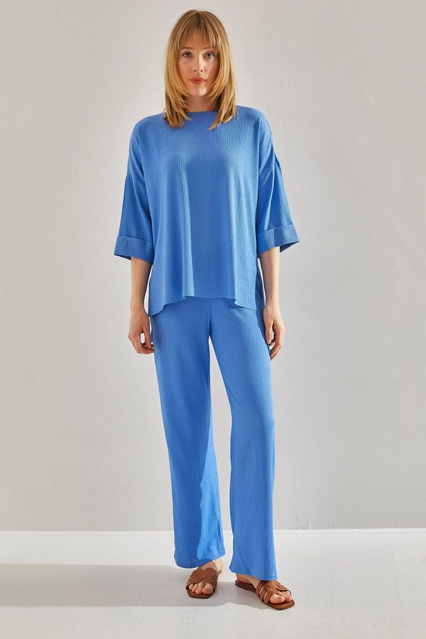 Bianco Lucci Bianco Lucci Women's Basic Bottom Top Set