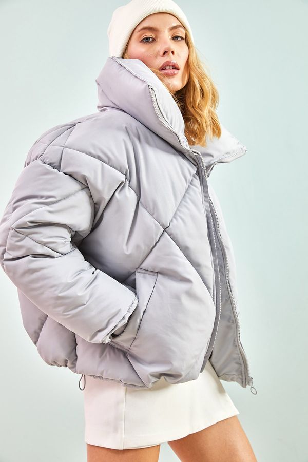 Bianco Lucci Bianco Lucci Women's Oversized Puffy Coat