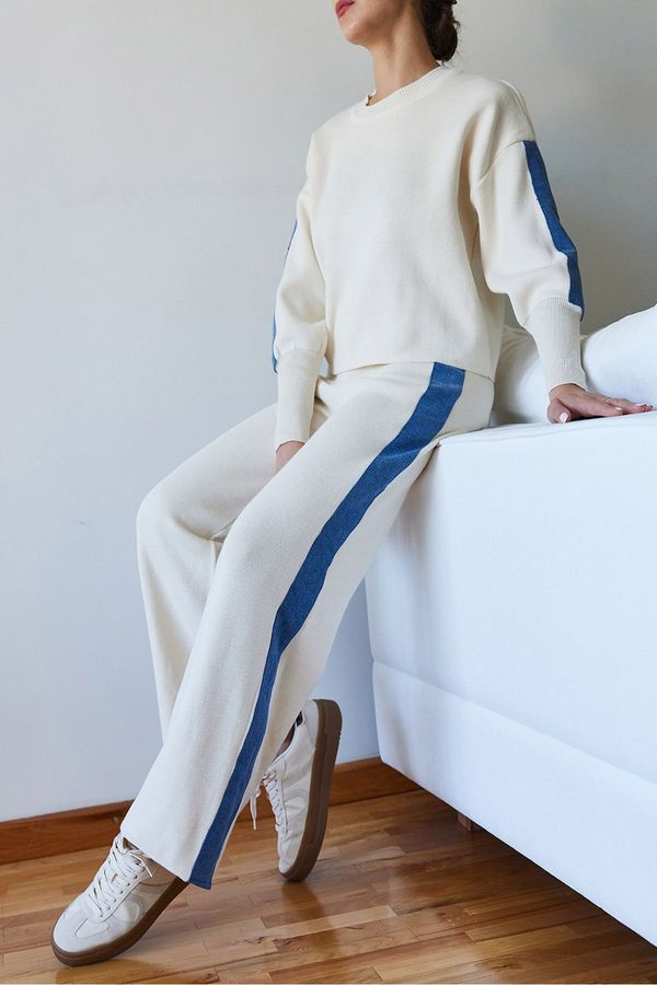 Bianco Lucci Bianco Lucci Women's Piece Knitwear Bottom Top Set