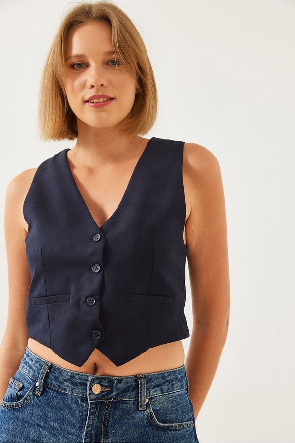 Bianco Lucci Bianco Lucci Women's Suede Vest