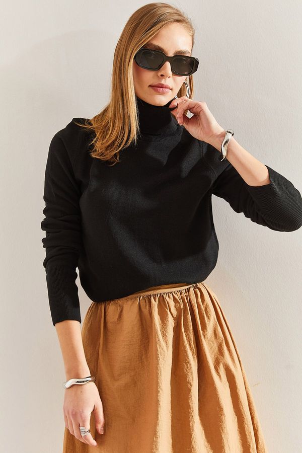 Bianco Lucci Bianco Lucci Women's Turtleneck Knitwear Sweater