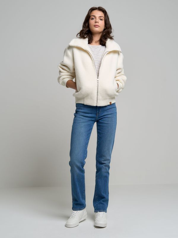 Big Star Big Star Дамски Прав Панталон 190015 Син