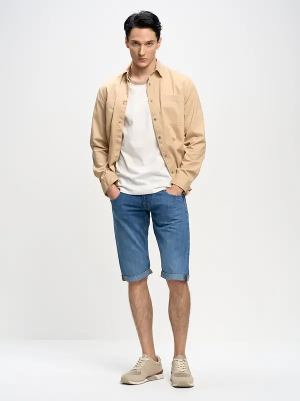 Big Star Big Star Man's Bermuda Shorts 111212  Denim