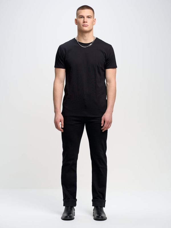 Big Star Big Star Man's Straight Trousers 110113 Black Denim-901