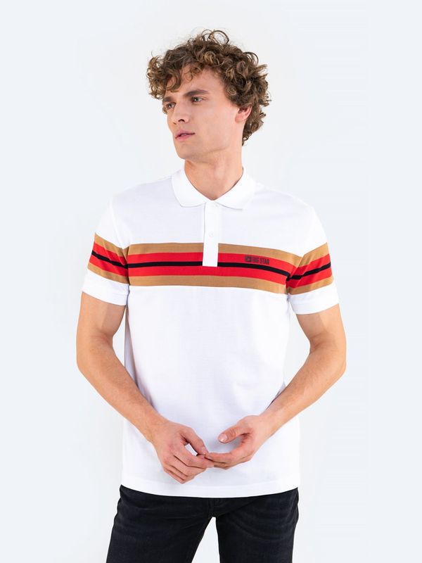 Big Star Big Star Man's -- Тениска 150618 крем плетена-101