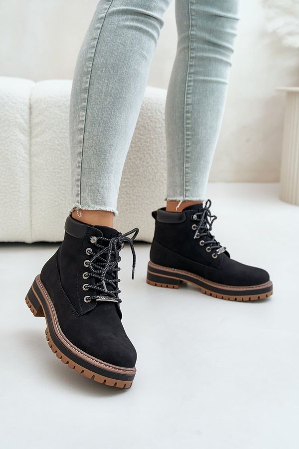 BIG STAR SHOES BIG STAR SHOES Дамски изолирани боти до глезена Big Star