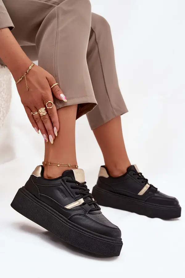 BIG STAR SHOES BIG STAR SHOES Дамски Кецове На Платформа Big Star