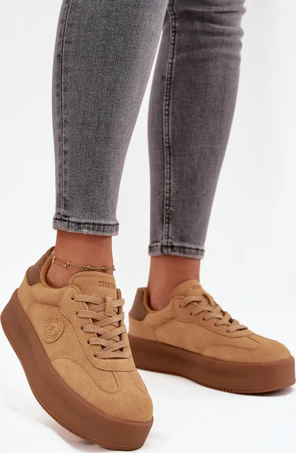 BIG STAR SHOES BIG STAR SHOES Дамски кецове на платформа Пантерка Big Star