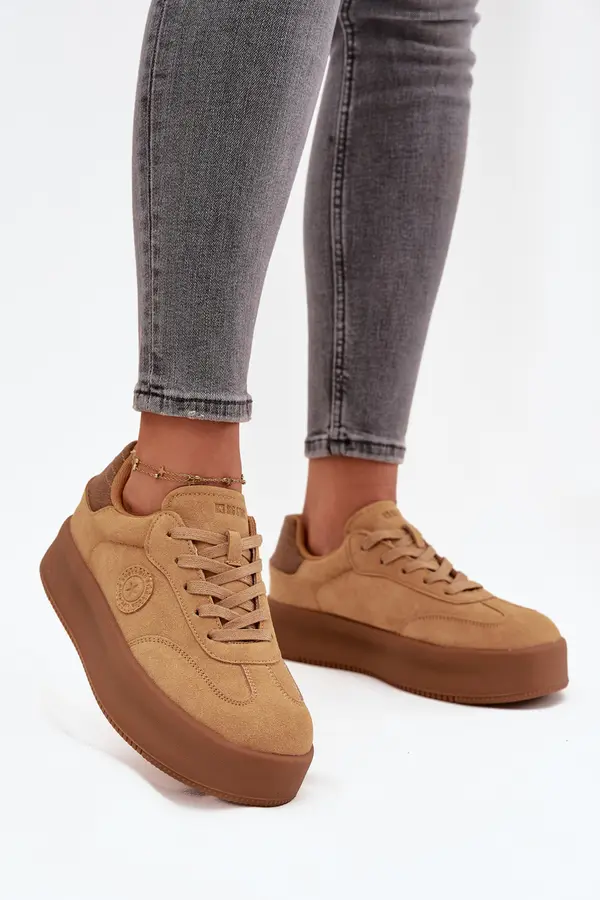 BIG STAR SHOES BIG STAR SHOES Дамски кецове на платформа Пантерка Big Star