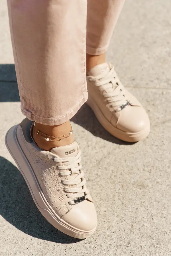 BIG STAR SHOES BIG STAR SHOES Дамски Кецове От Еко Кожа Big Star