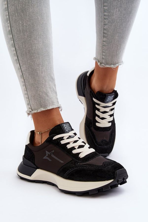 BIG STAR SHOES BIG STAR SHOES Дамски кожени кецове Big Star