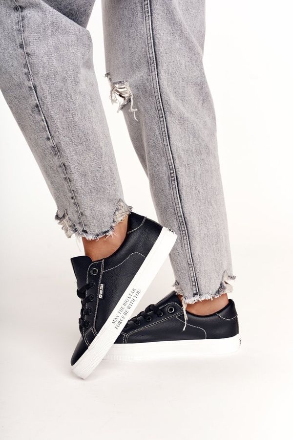 BIG STAR SHOES BIG STAR SHOES Дамски кожени тенис обувки BIG STAR