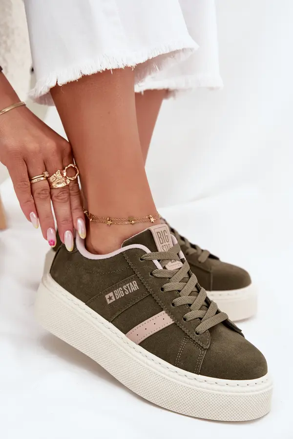 BIG STAR SHOES BIG STAR SHOES Дамски Кросове На Платформа Big Star