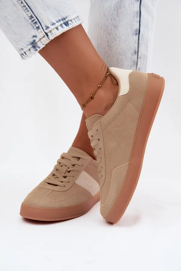 BIG STAR SHOES BIG STAR SHOES Дамски маратонки от изкуствен велур Big Star