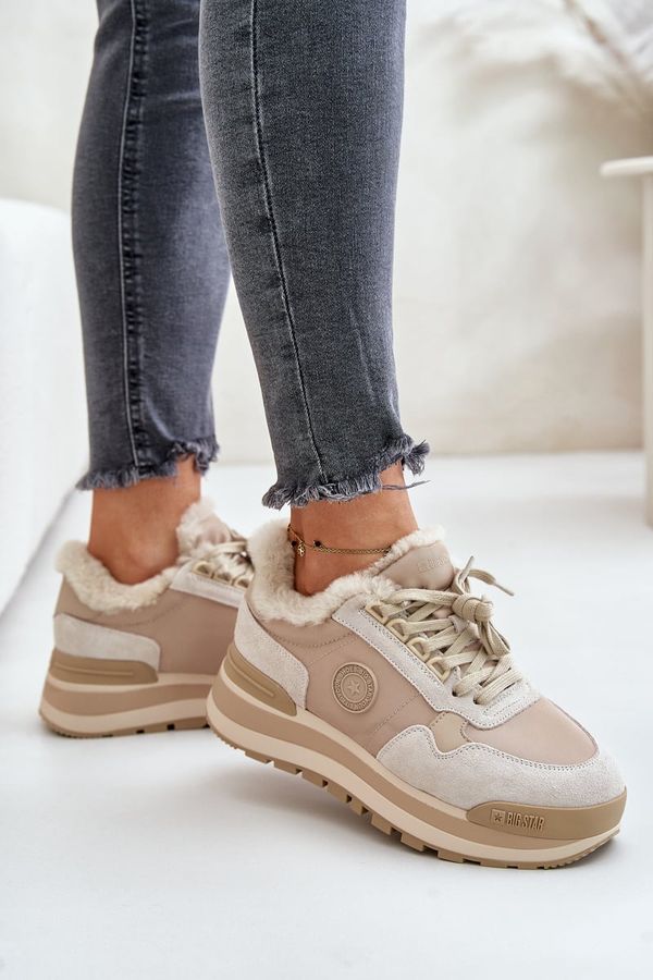 BIG STAR SHOES BIG STAR SHOES Дамски маратонки с изолирана платформа Big Star