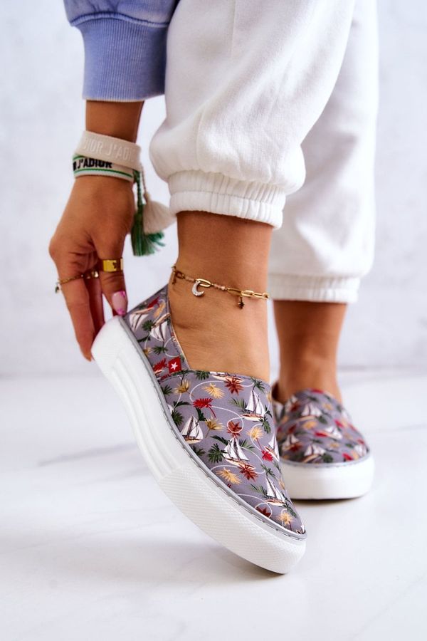 BIG STAR SHOES BIG STAR SHOES Дамски маратонки Slip On Memory Foam Big Star