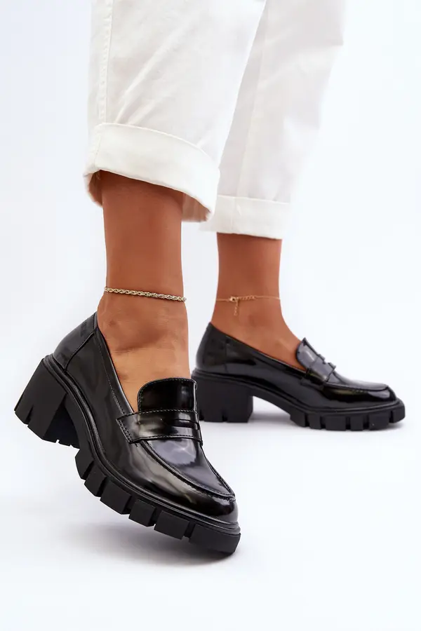 BIG STAR SHOES BIG STAR SHOES Дамски мокасини на голям ток Голяма звезда