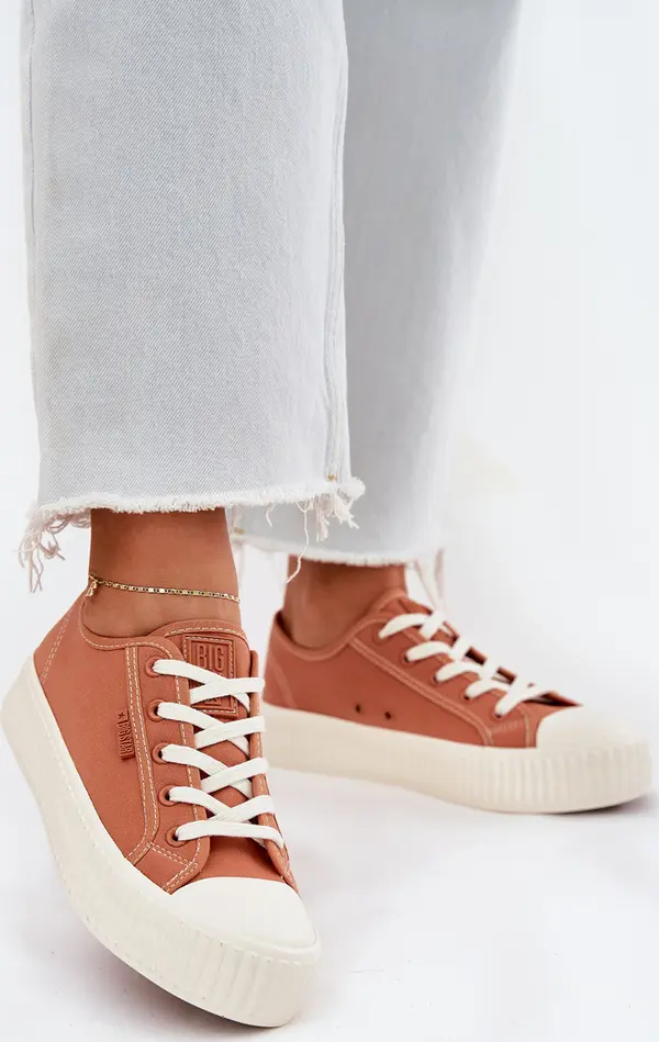 BIG STAR SHOES BIG STAR SHOES Дамски платнени маратонки на платформа Big Star