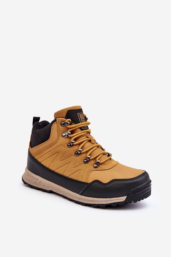 BIG STAR SHOES BIG STAR SHOES Дамски подплатени трекинг обувки Camel Big Star