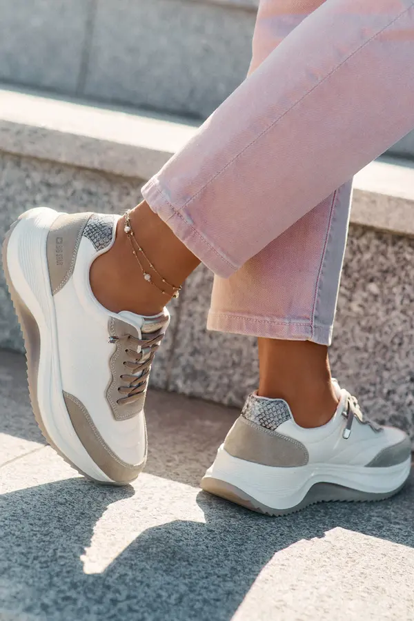 BIG STAR SHOES BIG STAR SHOES Дамски Суеде Кецове На Платформа Big Star