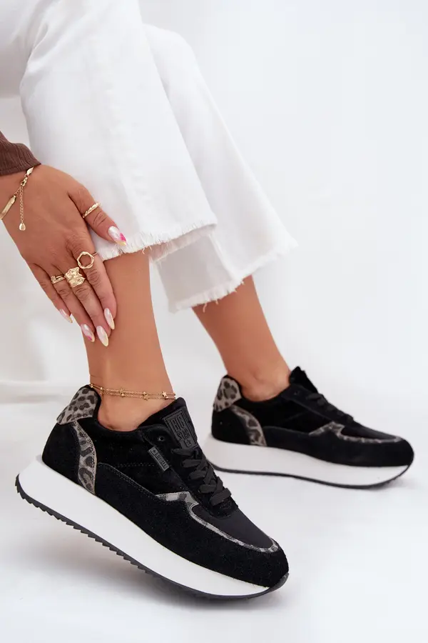 BIG STAR SHOES BIG STAR SHOES Дамски Велурени Кецове Big Star