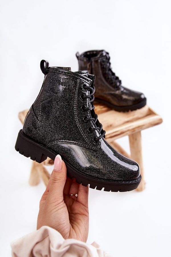 BIG STAR SHOES BIG STAR SHOES Детски лачени топли боти Big Star