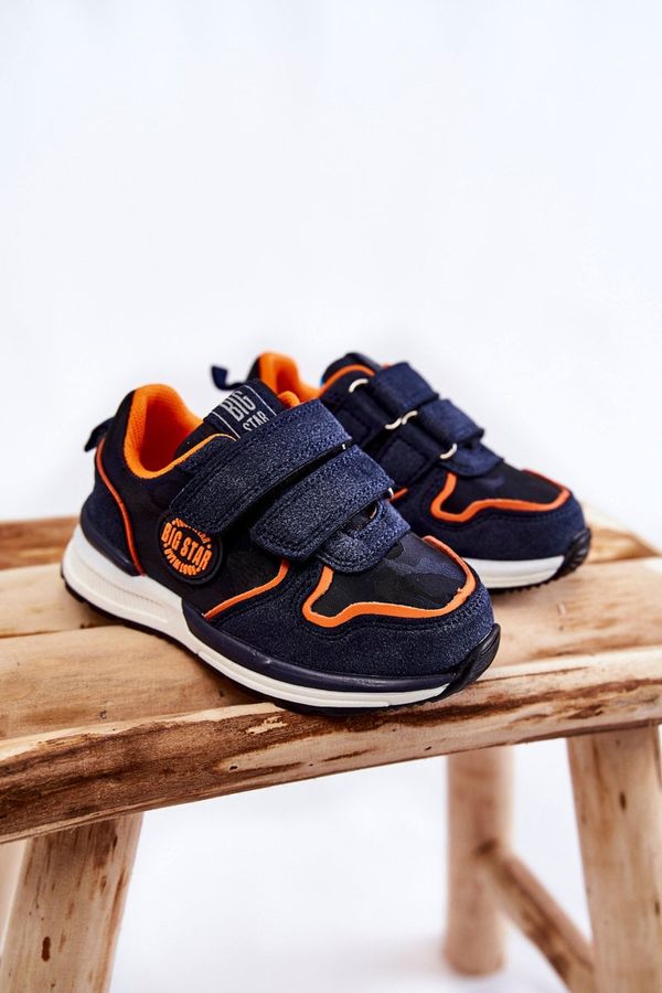 BIG STAR SHOES BIG STAR SHOES Детски спортни обувки с велкро система от мемори пяна Big Star
