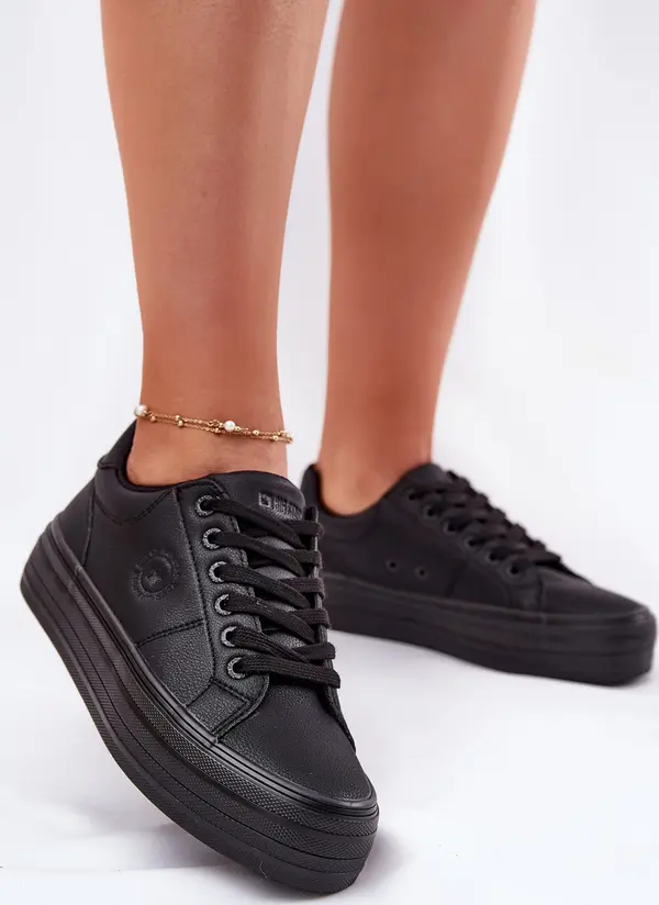 BIG STAR SHOES BIG STAR SHOES Еко Кожени Маратонки За Жени На Платформа Big Star