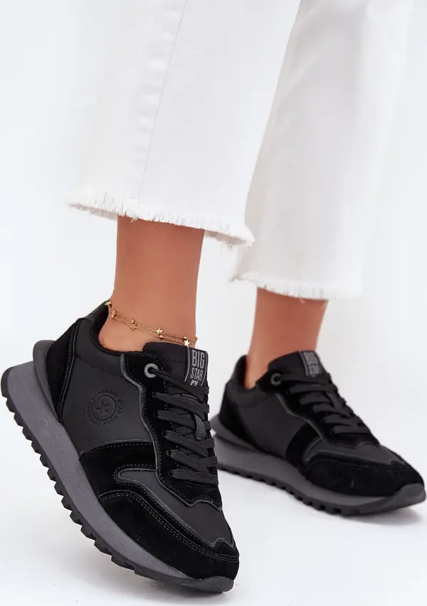 BIG STAR SHOES BIG STAR SHOES Кожени Дамски Кецове Big Star