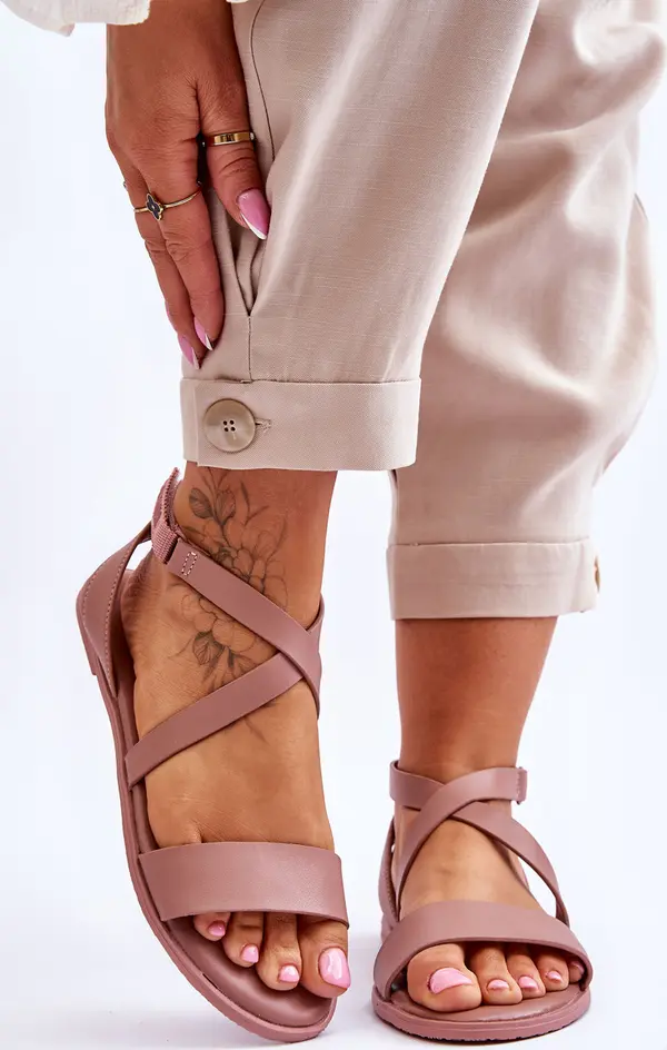 BIG STAR SHOES BIG STAR SHOES Кожени сандали до глезена Big Star