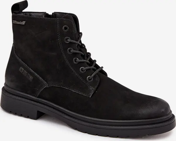 BIG STAR SHOES BIG STAR SHOES Кожени Топли Ботуши За Мъже С цип Big Star