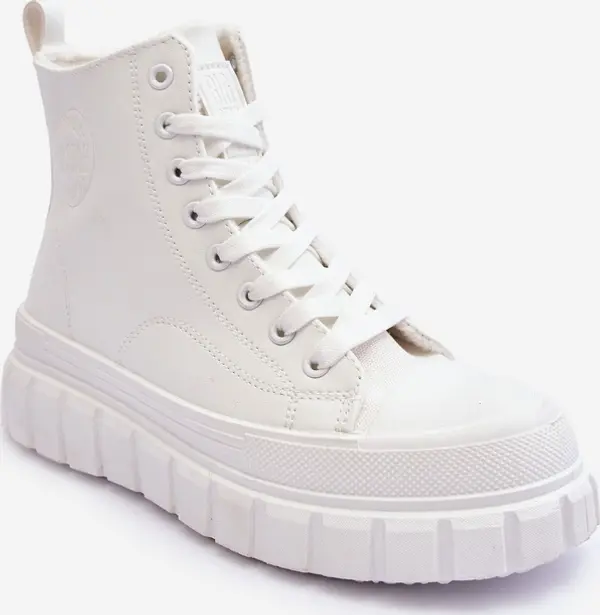 BIG STAR SHOES BIG STAR SHOES Кожени ватирани маратонки с връзки Big Star