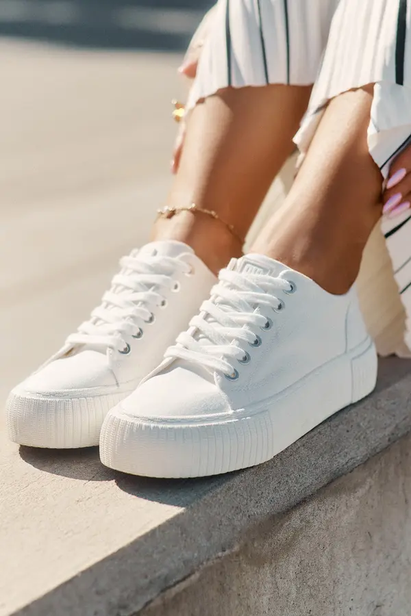 BIG STAR SHOES BIG STAR SHOES Материални Дамски Кецове Big Star