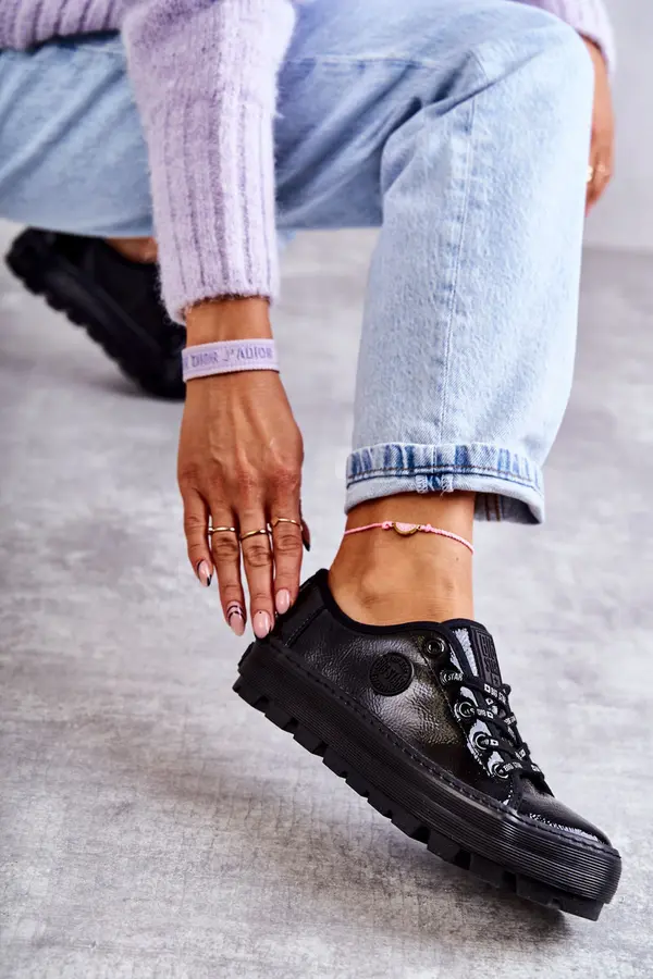 BIG STAR SHOES BIG STAR SHOES Модни лачени кецове Big Star