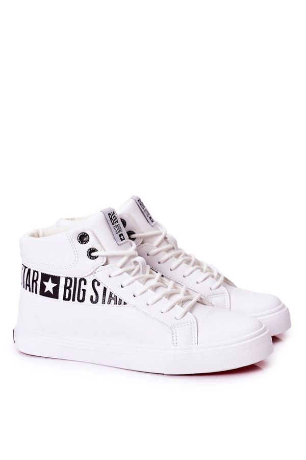BIG STAR SHOES BIG STAR SHOES Мъжки високи маратонки Big Star, бели