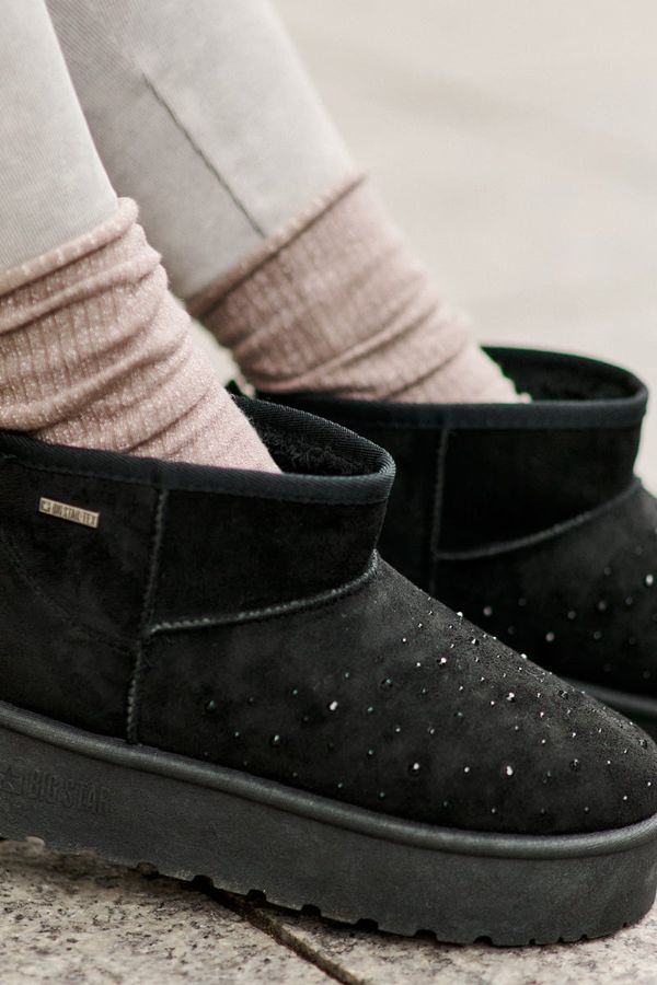 BIG STAR SHOES BIG STAR SHOES Снежни обувки със златисто на платформа Big Star